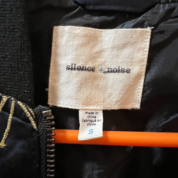 Silence + Noise Embroidered Bomber Jacket - Picture 4 of 6